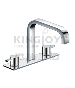 (KJ812R002) 3-hole bath mixer deck