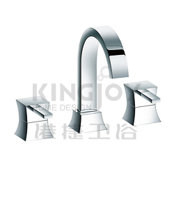 (KJ818T000) 3-hole bath mixer deck-mounted