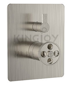 (KJ826X020 Brushed Nickel PVD) Concealed pressure balance valve with diverter