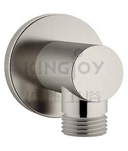 (KJ8077640 Brushed Nickel PVD) Shower holder with outlet
