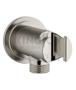 (KJ8267650 Brushed Nickel PVD) Shower holder with outlet