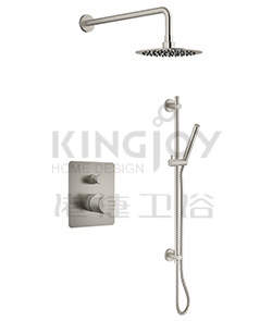 (KJ8277202 Brushed Nickel PVD) Single lever concealed shower mixer