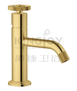(KJ826A000 Brushed Gold-Zr) Single lever mono basin mixer