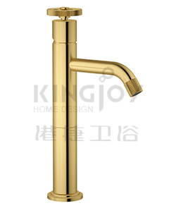 (KJ826L000 Brushed Gold-Zr) Single lever mono high basin mixer