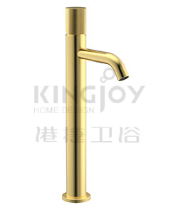 (KJ827L000 Brushed Gold-Zr) Single lever mono high basin mixer