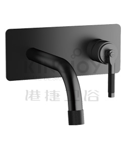 (KJ826V001 Matte Black) Single lever wall basin mixer
