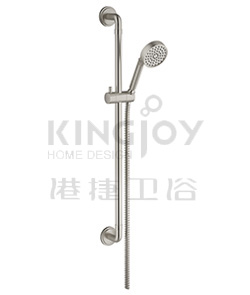 (KJ8267900 Brushed Nickel PVD) Slide rail set with handshower and flexible hose