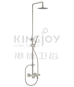 (KJ8278301 Brushed Nickel PVD) Thermostatic bath/shower mixer