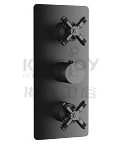 (KJ8264176) Thermostatic concealed mixer with diverter,2 inlets 1/2'',3 outlets 1/2''