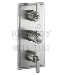 (KJ8614104) Thermostatic concealed mixer with volume control,2 inlets 1/2'',2 outlets 1/2''