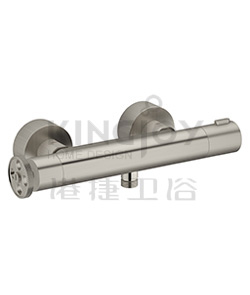 (KJ8263200 Brushed Nickel PVD) Thermostatic shower mixer