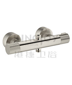 (KJ8273201 Brushed Nickel PVD) Thermostatic shower mixer