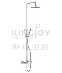 (KJ8278302 Brushed Nickel PVD) Thermostatic shower mixer