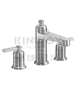 (KJ861T003) Two-handle basin mixer deck-mounted