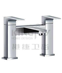 (KJ802N000) Two-handle deck bath mixer