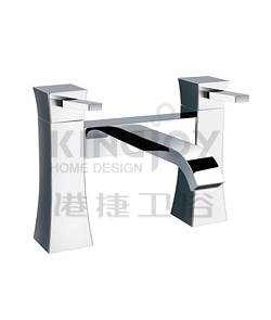 (KJ818N000) Two-handle deck bath mixer