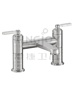 (KJ861N003) Two handle bath mixer deck-mounted