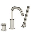 3-hole bath/shower mixer deck-mounted