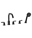 5-hole bath/shower mixer deck-mounted