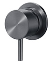 Built-in mixer handle for built-in wash basin mixer