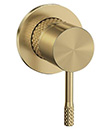 Concealed hot/cold water control valve