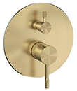 Concealed pressure balance valve with diverter