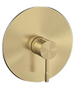 Concealed pressure balance valve with diverter