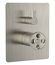 Concealed pressure balance valve with diverter