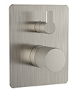 Concealed pressure balance valve with diverter