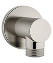 Shower holder with outlet