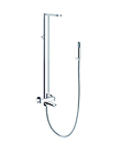 Single lever bath/shower mixer