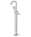 (KJ826M001 Brushed Nickel PVD) Single lever bath/shower mixer floor-mounted