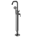 (KJ826M004 Matte Black) Single lever bath/shower mixer floor-mounted