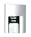 Single lever concealed shower mixer without diverter