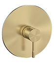Single lever concealed shower mixer without diverter