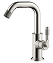 (KJ826A003 Brushed Nickel PVD) Single lever mono basin mixer