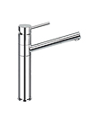 (KJ807G020) Single lever sink mixer pull-out handshower