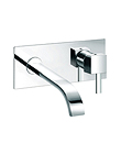 Single lever wall basin mixer