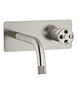 Single lever wall basin mixer
