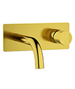 Single lever wall basin mixer