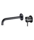 Single lever wall basin mixer