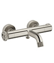 (KJ8263100 Brushed Nickel PVD) Thermostatic bath/shower mixer