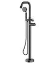 (KJ826M016 Matte Black) Thermostatic bath/shower mixer floor-mounted