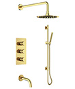 Thermostatic concealed bath/shower mixer