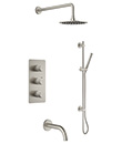 Thermostatic concealed bath/shower mixer