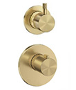 Thermostatic concealed mixer with diverter