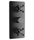 Thermostatic concealed mixer with diverter,2 inlets 1/2'',3 outlets 1/2''