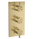 Thermostatic concealed mixer with volume control