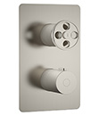 Thermostatic concealed mixer with volume control,2 inlets 1/2'',1 outlet 1/2''