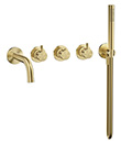 Thermostatic concealed shower mixer